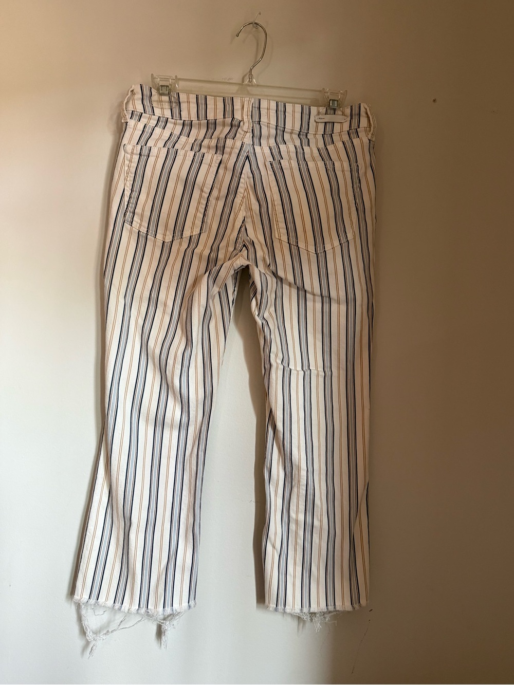 High Rise Boot Cut Stripped Pants - Picture 2 of 9